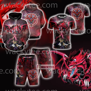 Yu Gi Oh! Yami Yugi And Slifer The Sky Dragon Cosplay Beach Short