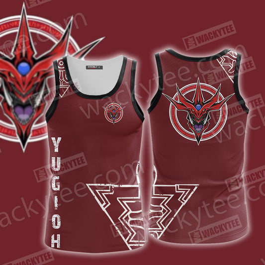 Yu Gi Oh! Slifer The Sky Dragon 3D Tank Top