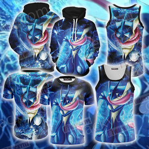 Pokemon Greninja Unisex 3D Hoodie