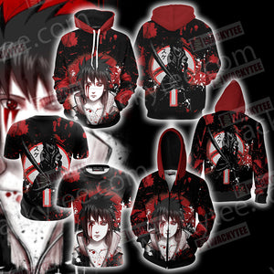 Naruto - Sasuke Unisex Zip Up Hoodie Jacket