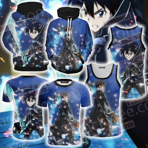 Sword Art Online Kirito Unisex 3D Tank Top