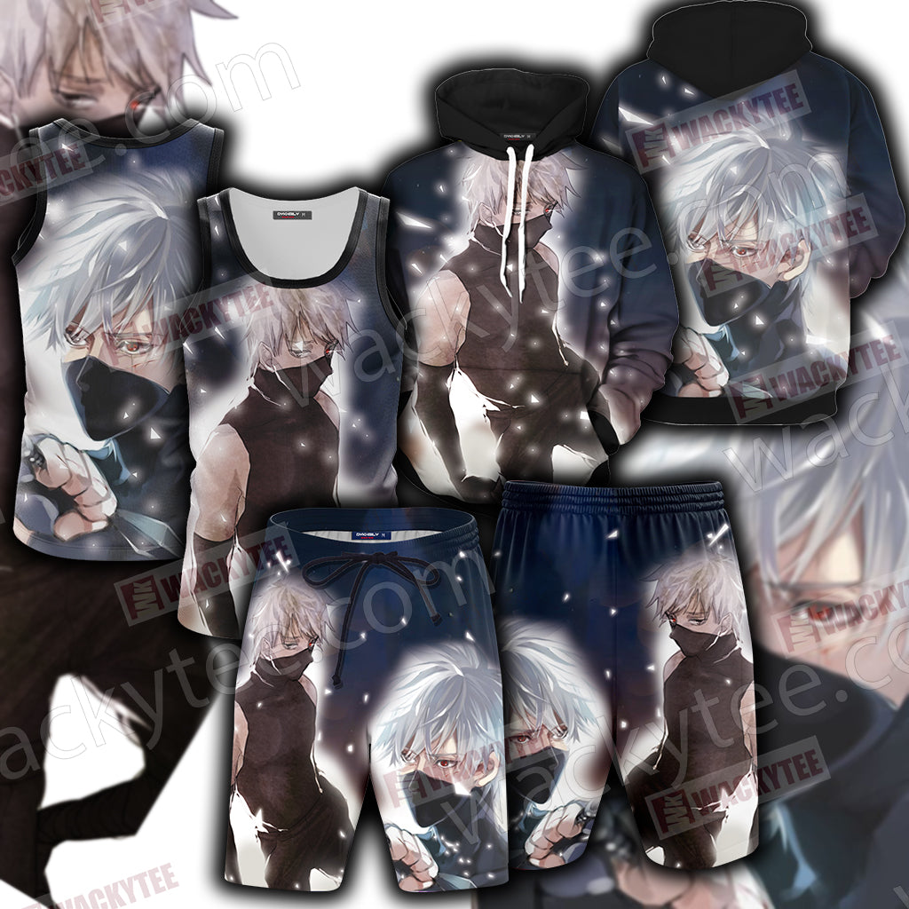 Naruto Kakashi Hatake Unisex 3D Beach Shorts