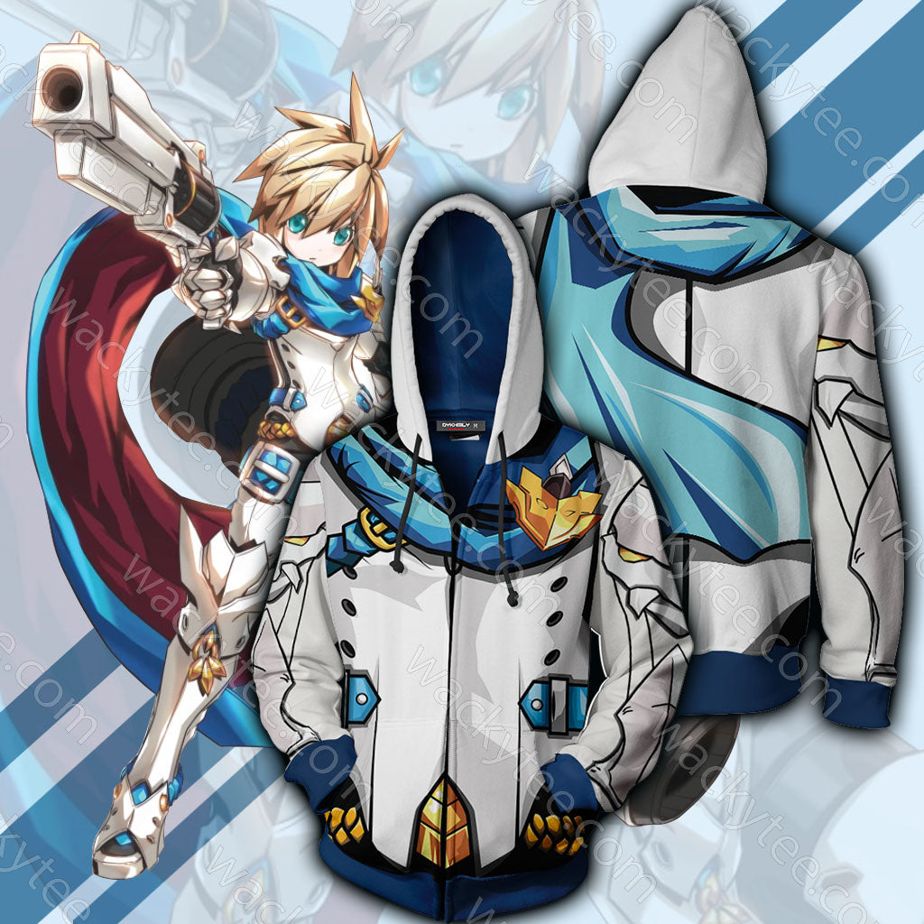 Elsword Chung DC Deadly Chaser Cosplay Zip Up Hoodie Jacket 4XL
