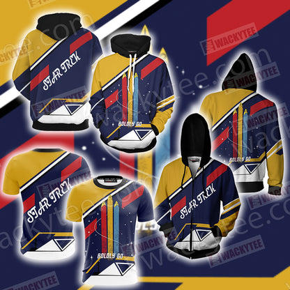 Star Trek New Unisex Zip Up Hoodie Jacket