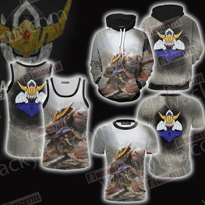 Mobile Suit Gundam Barbatos 3D Hoodie