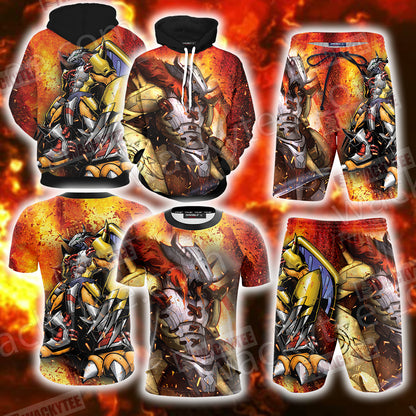 Digimon WarGreymon Unisex 3D T-shirt