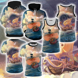 One Piece Going Merry Unisex 3D Tank Top