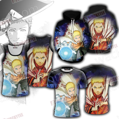 Naruto - Hokage Naruto Unisex 3D Hoodie