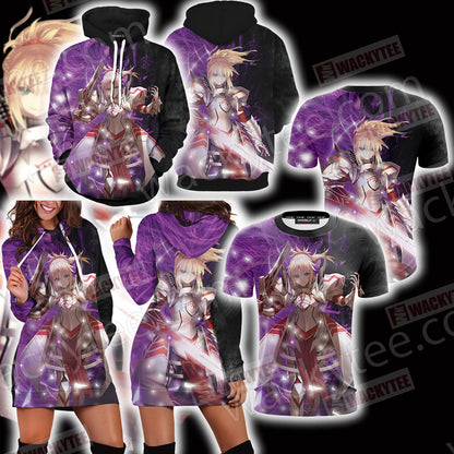 Saber Of Red 3D Hoodie Dress