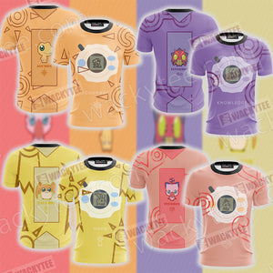 Digimon The Crest Of Love Piyomon Unisex 3D T-shirt