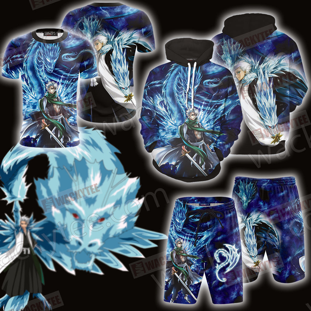 Bleach Hitsugaya Toshiro Daiguren Hyourinmaru Unisex 3D T-shirt