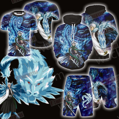 Bleach Hitsugaya Toshiro Daiguren Hyourinmaru Unisex 3D T-shirt