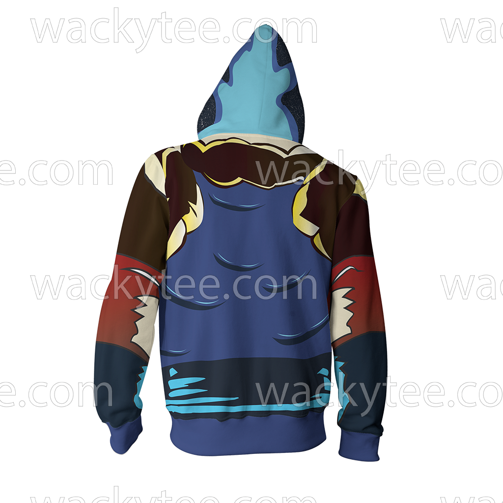 Dragon Ball Gogeta Cosplay Zip Up Hoodie Jacket