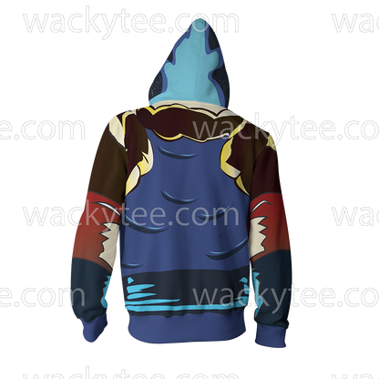 Dragon Ball Gogeta Cosplay Zip Up Hoodie Jacket
