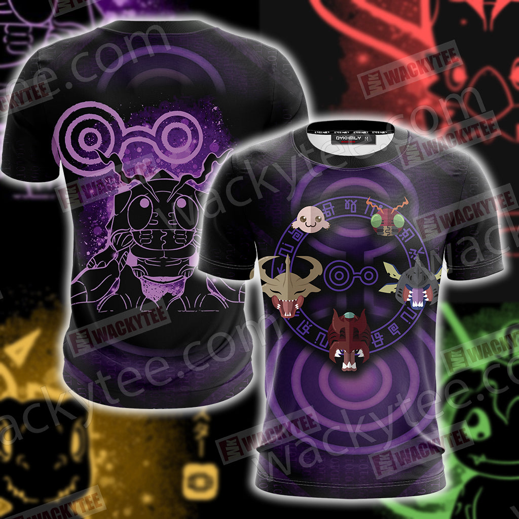 Digimon The Crest Of Knowlegde 3D T-shirt T-shirt