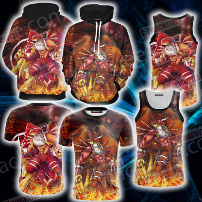 Digimon Garudamon New Look Unisex 3D T-shirt
