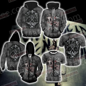 The Walking Dead Unisex 3D Zip Up Hoodie