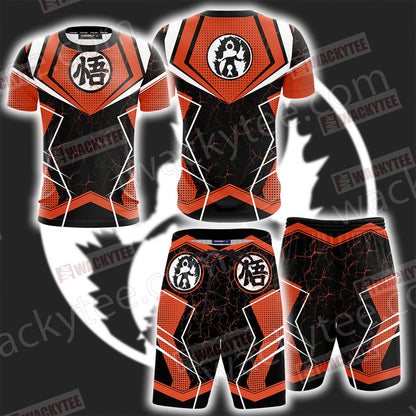 Dragon Ball Super Goku Symbol Unisex 3D Beach Shorts