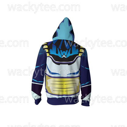Dragon Ball Vegeta Cosplay Zip Up Hoodie Jacket