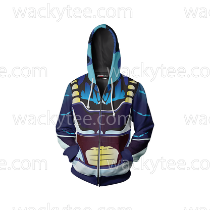 Dragon Ball Vegeta Cosplay Zip Up Hoodie Jacket