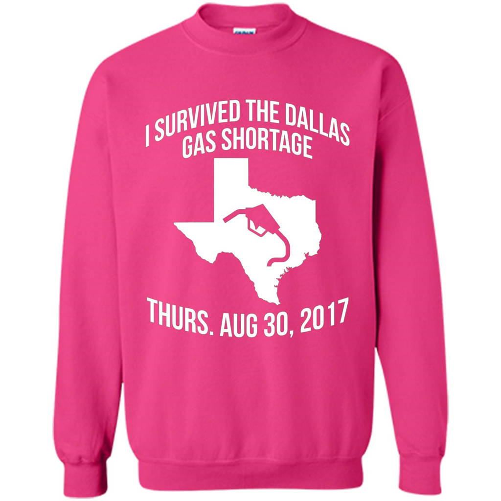I Survived The Dallas Gas Shortage Thurs. Aug 30, 2017 T-shirt Heliconia