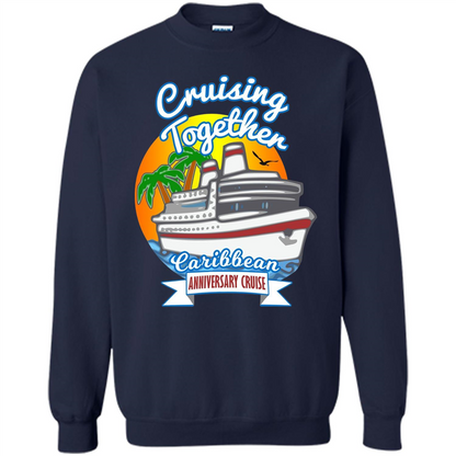 Cruising Together 2017 Anniversary Caribbean Cruise T-Shirt Navy