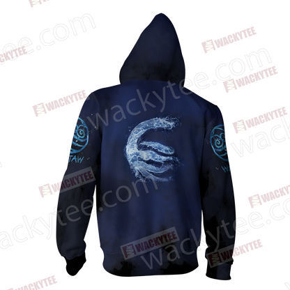 Avatar: The Last Airbender Waterbending Zip Up Hoodie Jacket