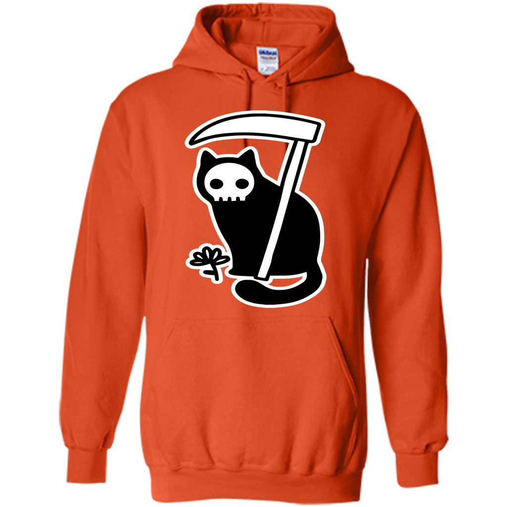 Cat Grimm Reaper T-shirt Orange
