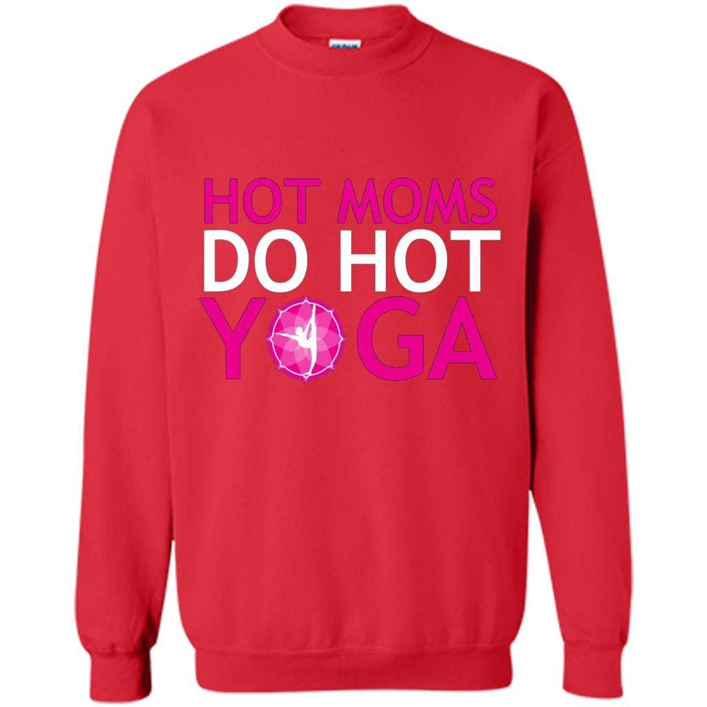 Hot Moms Do Hot Yoga T-shirt Red