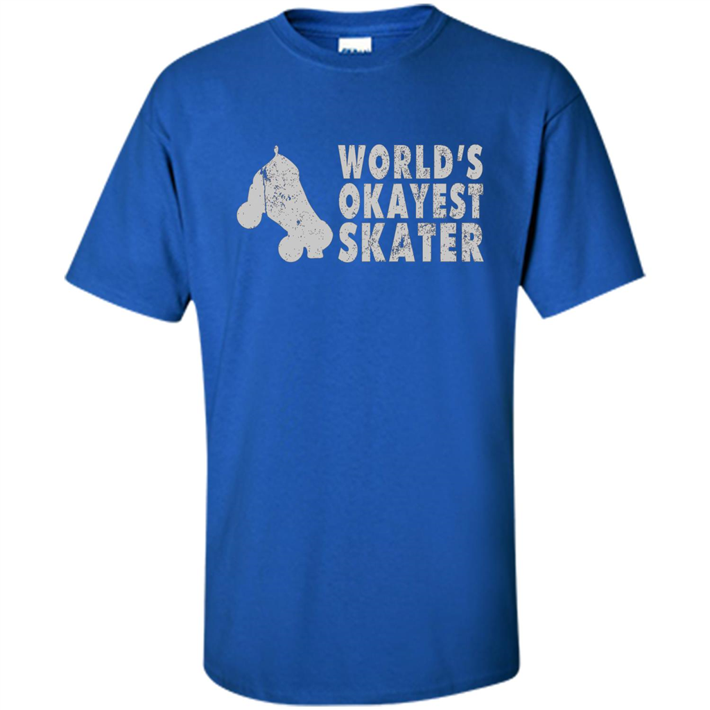 World's Okayest Skater T-shirt Royal