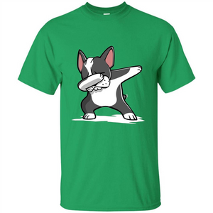 Dabbing Boston Terrier Dog T-Shirt Dab Dance T-shirt