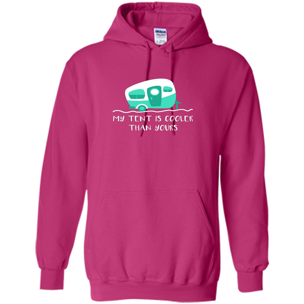 Cute Camper T-shirt My Tent Is Cooler Than Yours Heliconia