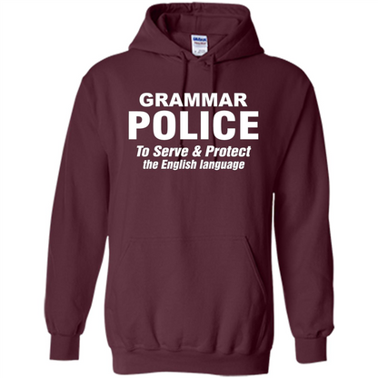 Grammar Police To Serve and Protect The English Language T-shirt