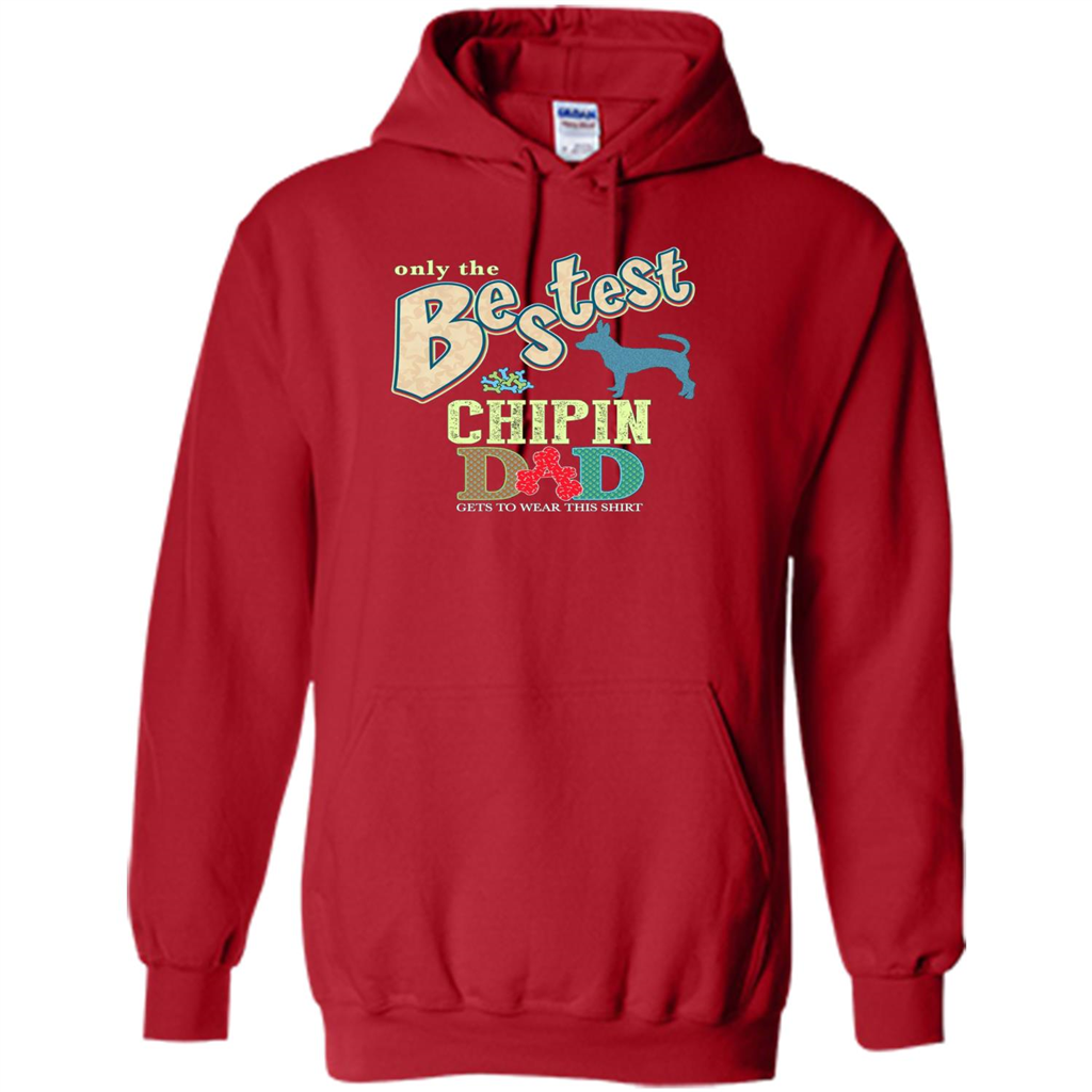 Bestest Chipin Dad Best Chipin T-shirt Red
