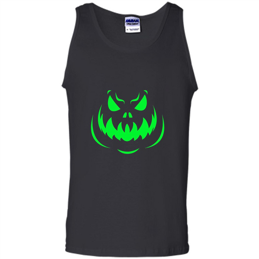 Scary Face Halloween T-shirt Black