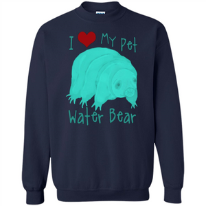 I Love My Pet T-shirt Water Bear T-shirt