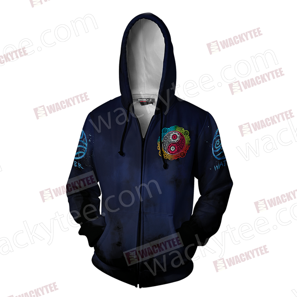 Avatar: The Last Airbender Waterbending Zip Up Hoodie Jacket