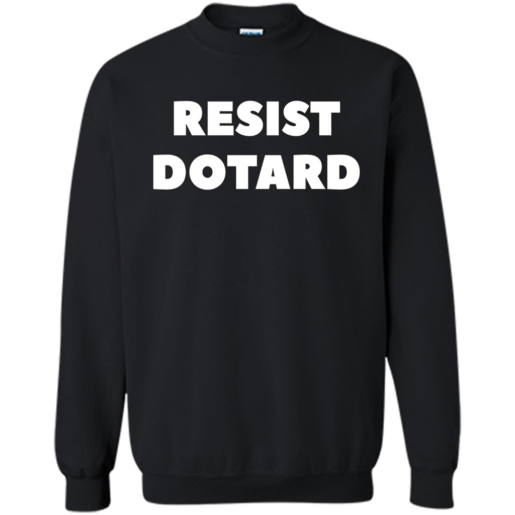 American President T-shirt Resist Dotard T-Shirt Black