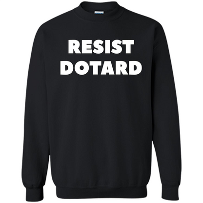 American President T-shirt Resist Dotard T-Shirt Black
