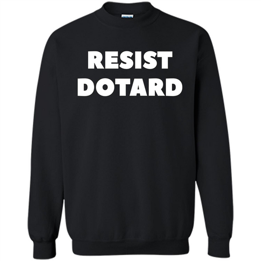 American President T-shirt Resist Dotard T-Shirt Black