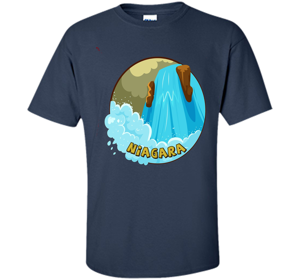 Niagara Falls Souvenir Shirt cool shirt Navy