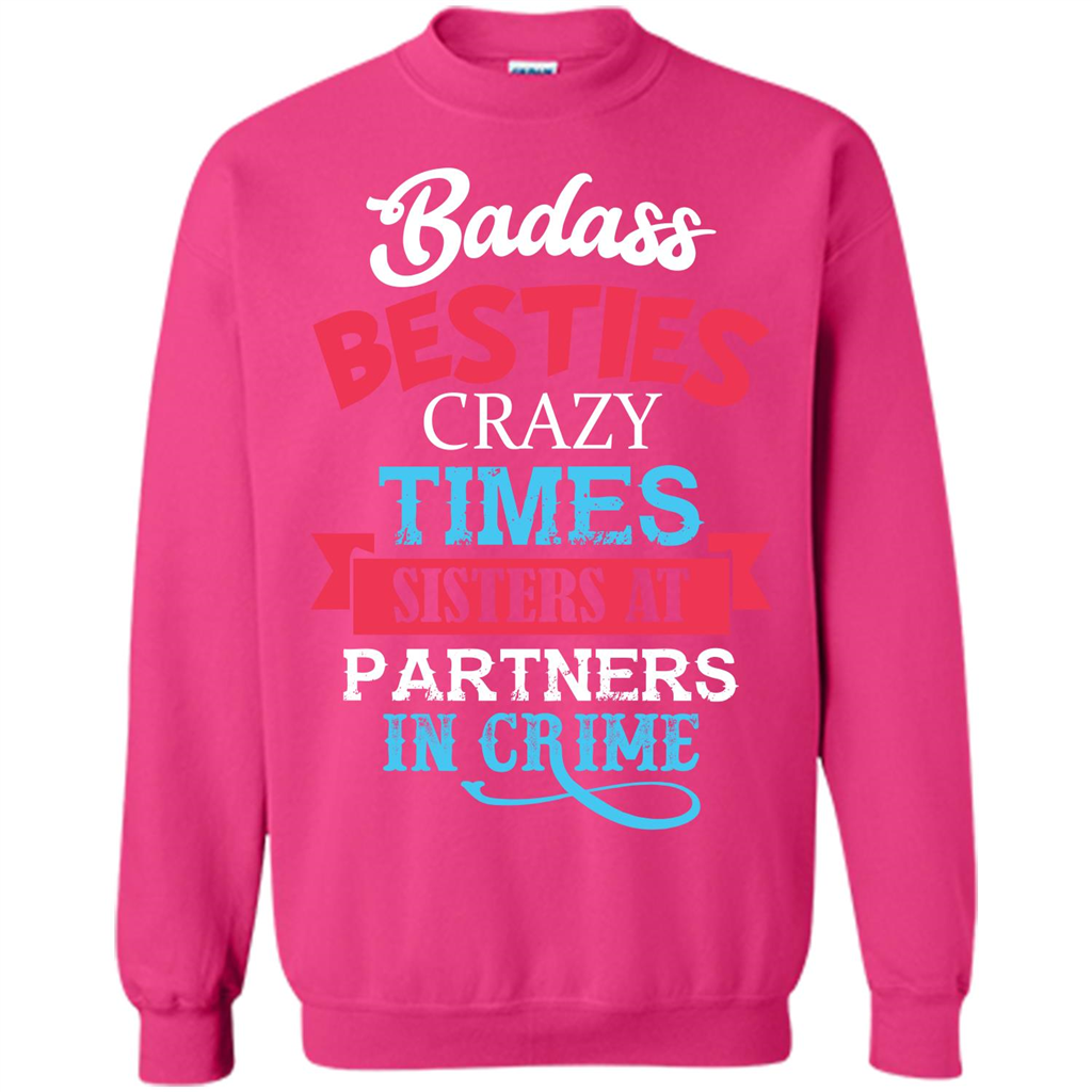 Family T-shirt Sisters Partners In Crime T-shirt Heliconia