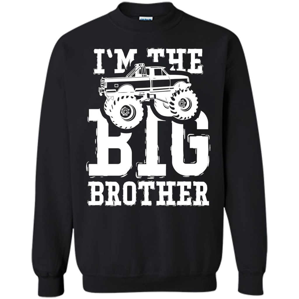 I'm The Big Brother Monster Truck T-shirt Black