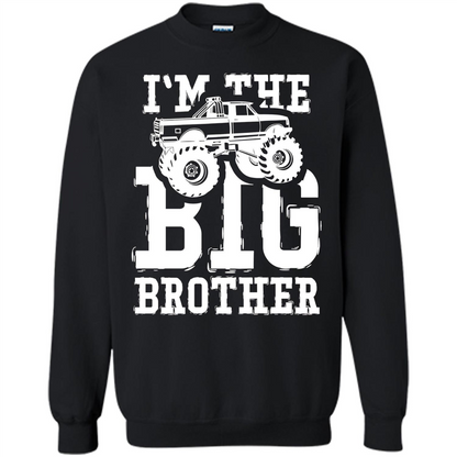 I'm The Big Brother Monster Truck T-shirt Black