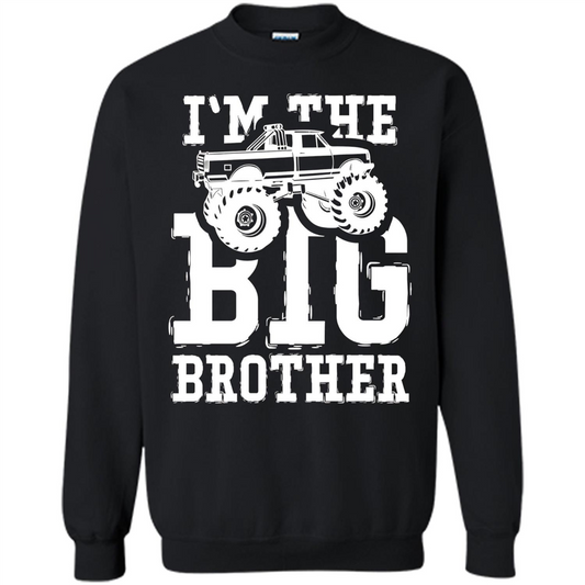 I'm The Big Brother Monster Truck T-shirt Black