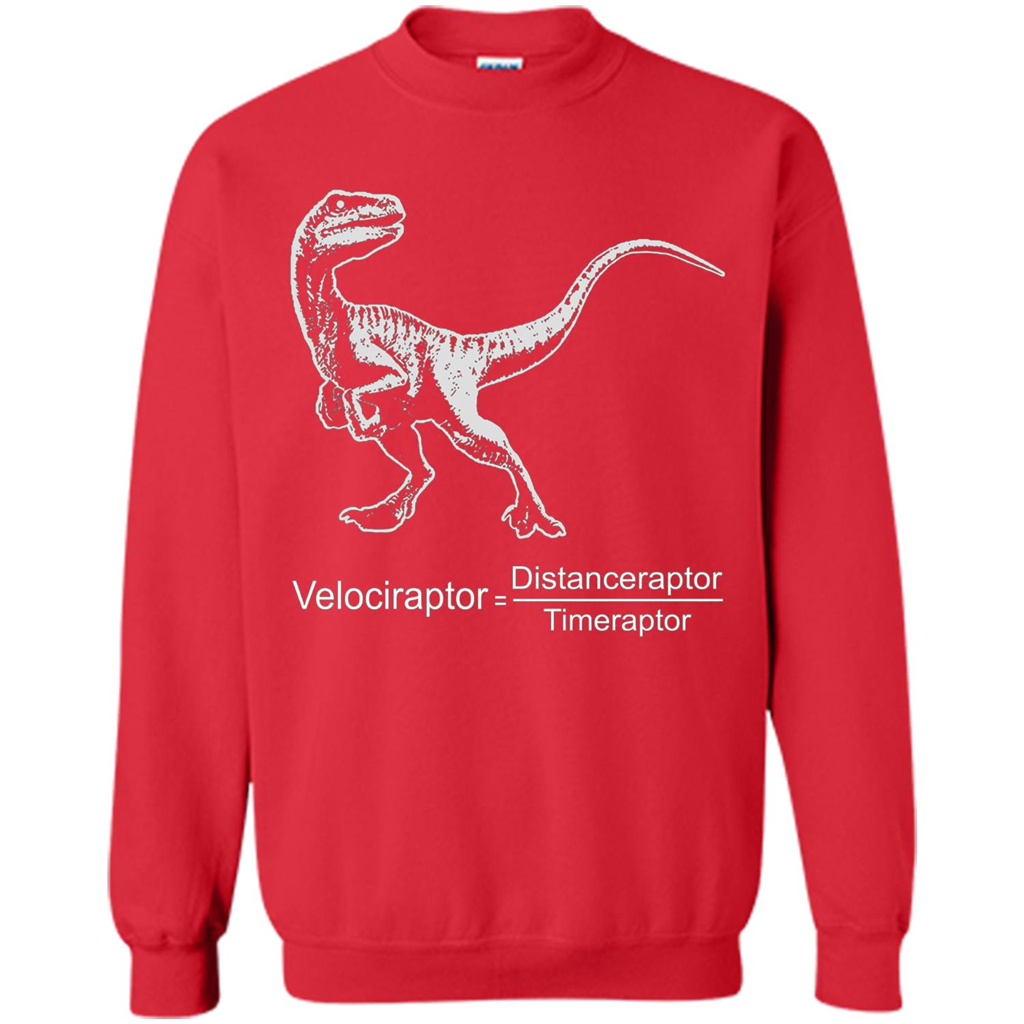 Velociraptor Distanceraptor Timeraptor T-shirt Red