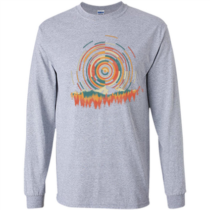 The Geometry Of Sunrise T-shirt Sport Grey