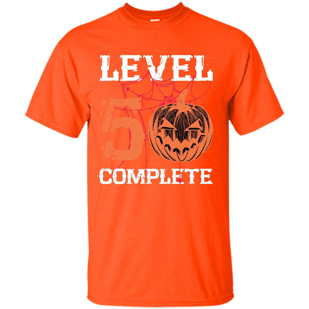 Halloween T-shirt Level 50 Complete Orange