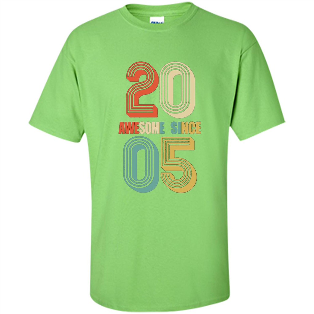 Awesome Since 2005 T-Shirt Lime