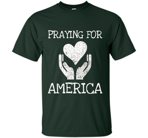 Praying for America Hands of Hope with Heart T-Shirt cool shirt